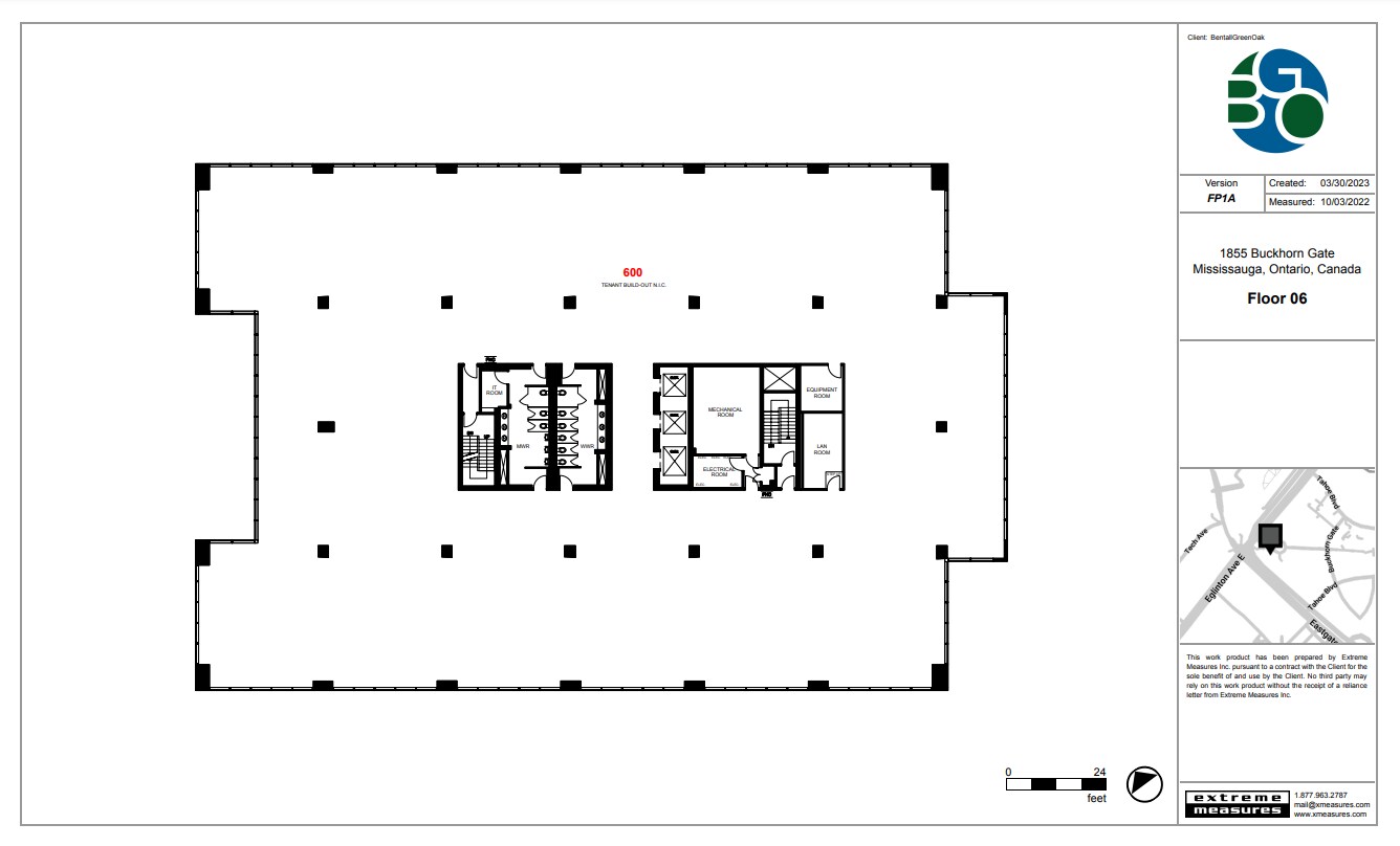 1855 Buckhorn Gate, Mississauga, ON for lease Floor Plan- Image 1 of 1