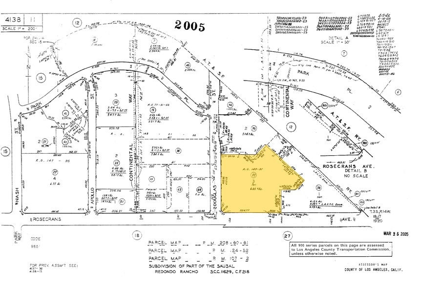 2301-2321 Rosecrans Ave, El Segundo, CA for lease - Plat Map - Image 2 of 31