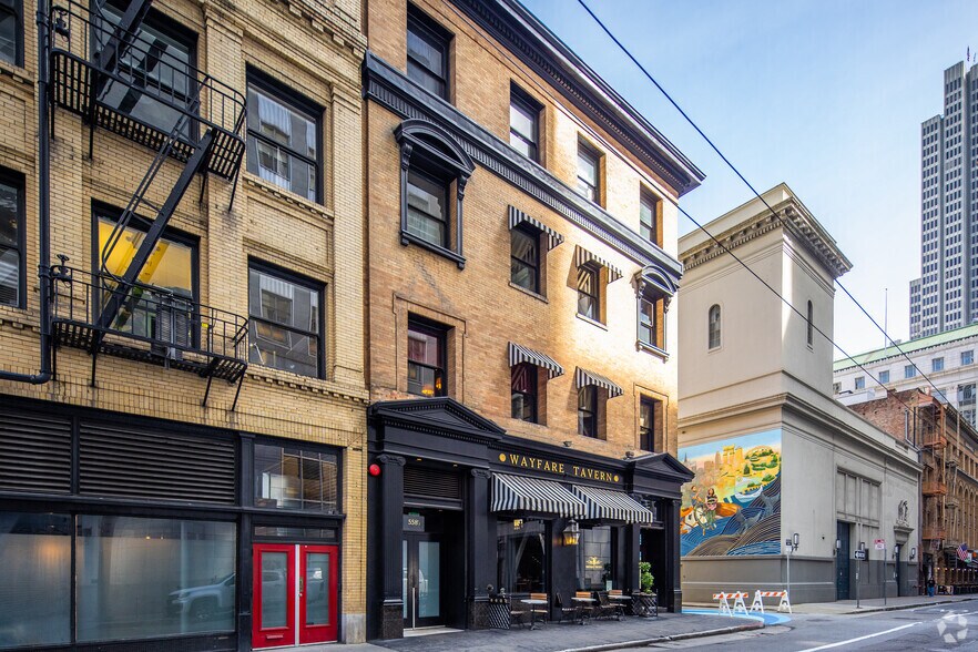 558 Sacramento St, San Francisco, CA à louer - Photo du bâtiment - Image 2 de 4