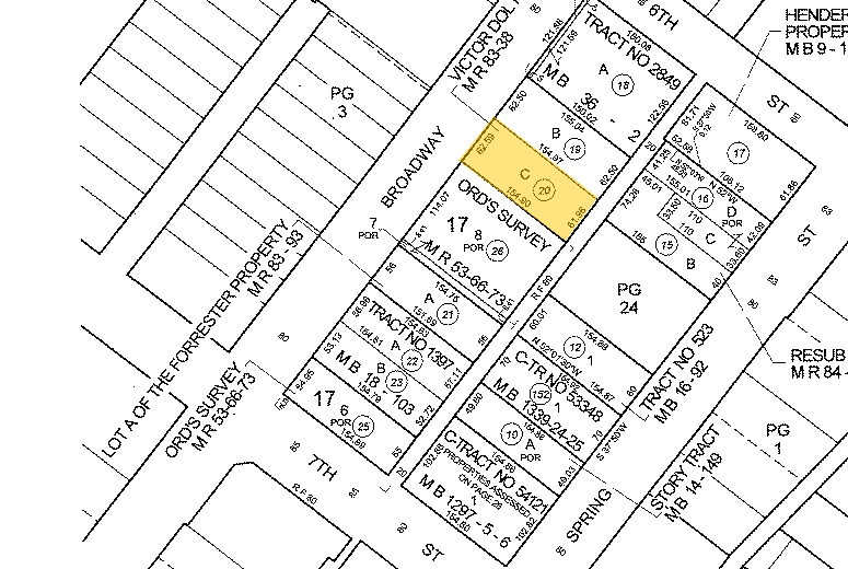 618-622 S Broadway, Los Angeles, CA à vendre Plan cadastral- Image 1 de 2