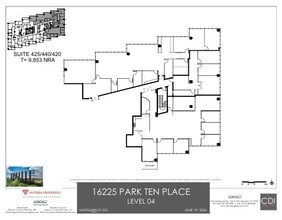 16225 Park Ten Pl, Houston, TX for lease Floor Plan- Image 2 of 2