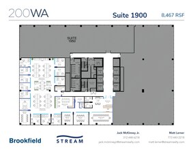 200 W Adams St, Chicago, IL for lease Floor Plan- Image 1 of 1