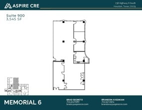738 Highway 6 S, Houston, TX à louer Plan d’étage- Image 1 de 1