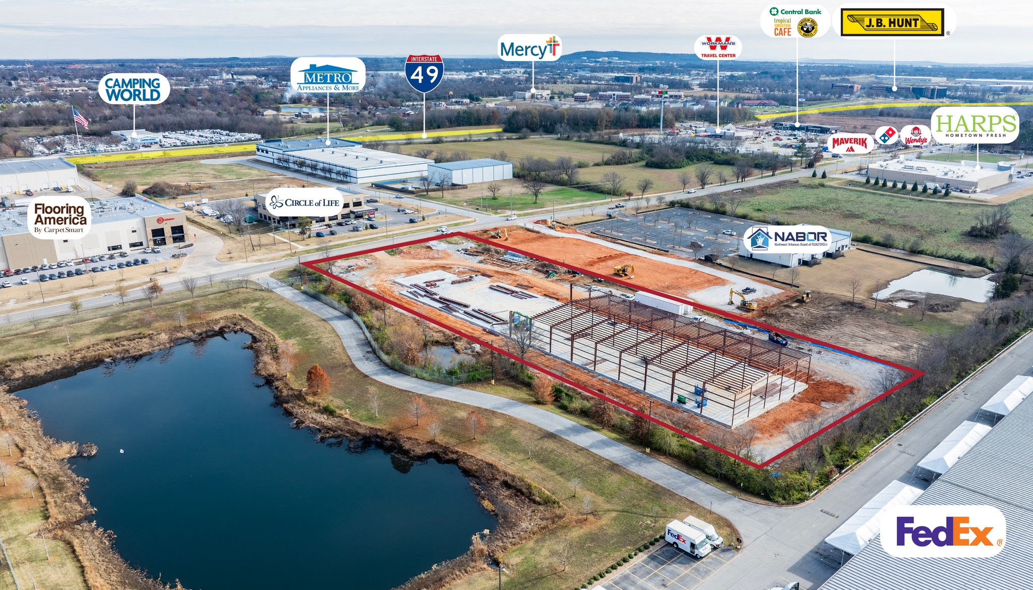 322 N Goad Springs St, Lowell, AR for lease Primary Photo- Image 1 of 14