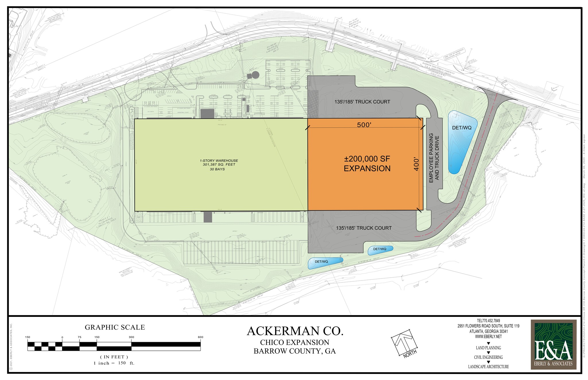 1023 Barrow Industrial Pky, Auburn, GA for lease Site Plan- Image 1 of 1
