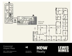 12150-12200 E Briarwood Ave, Centennial, CO à louer Plan de site- Image 1 de 7