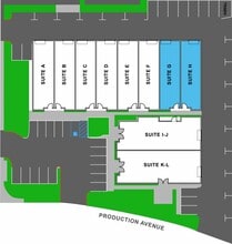 7313 Carroll Rd, San Diego, CA à louer Plan de site- Image 1 de 2