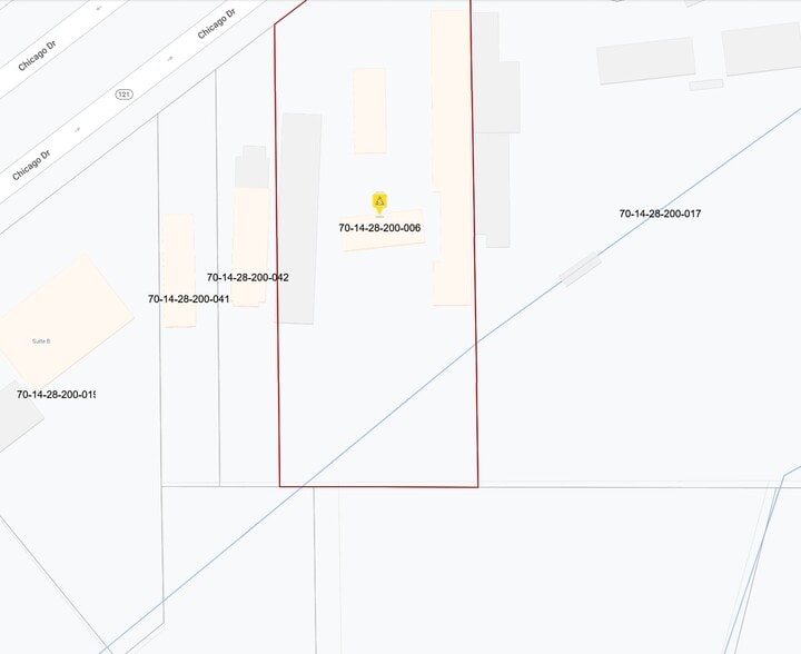 2410 Chicago Dr, Hudsonville, MI for lease - Plat Map - Image 2 of 2