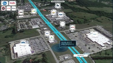 492 Indian Mound Dr, Mount Sterling, KY - aerial  map view