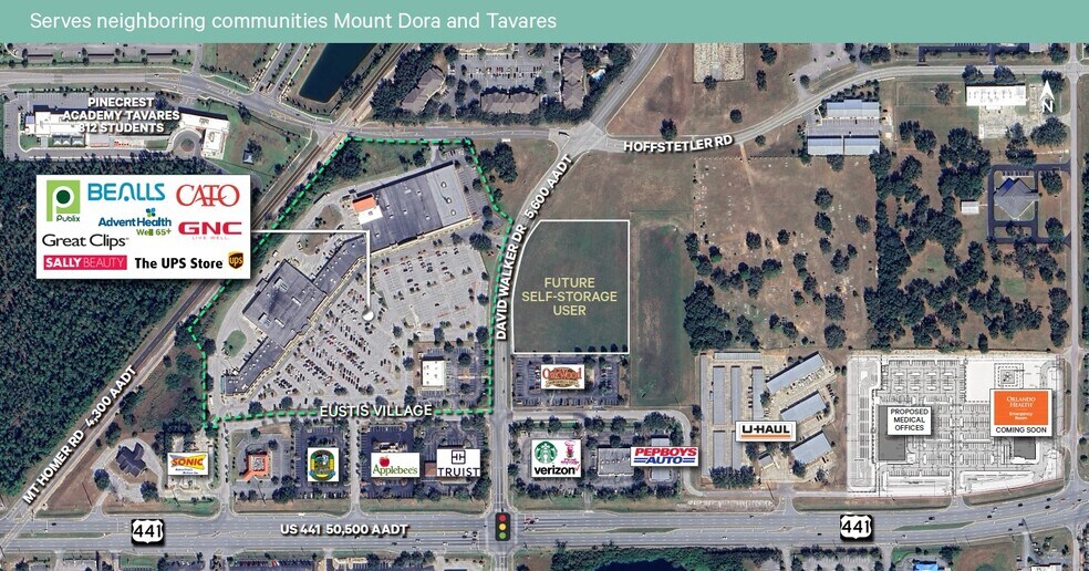 2840-2880 David Walker Dr, Eustis, FL à louer - Photo du bâtiment - Image 2 de 2