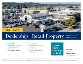 1810 W 7th Ave, Eugene, OR for lease Building Photo- Image 1 of 5