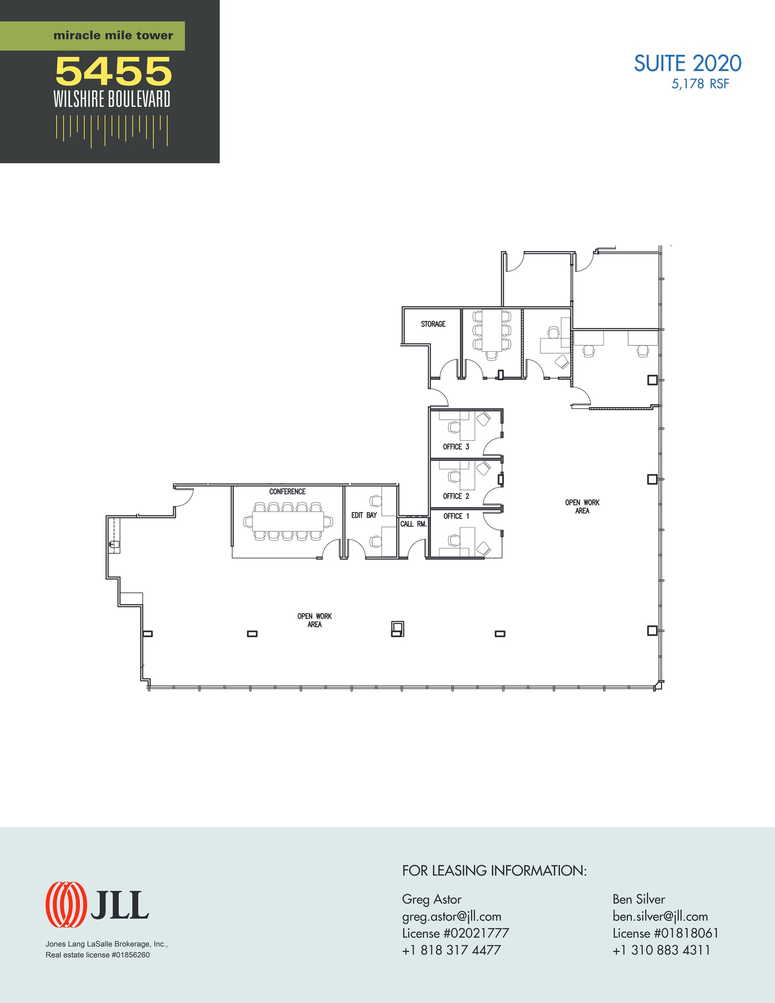 5455 Wilshire Blvd, Los Angeles, CA for lease Site Plan- Image 1 of 1