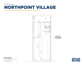 New Berlin Rd, Jacksonville, FL à louer Plan d’étage- Image 2 de 2