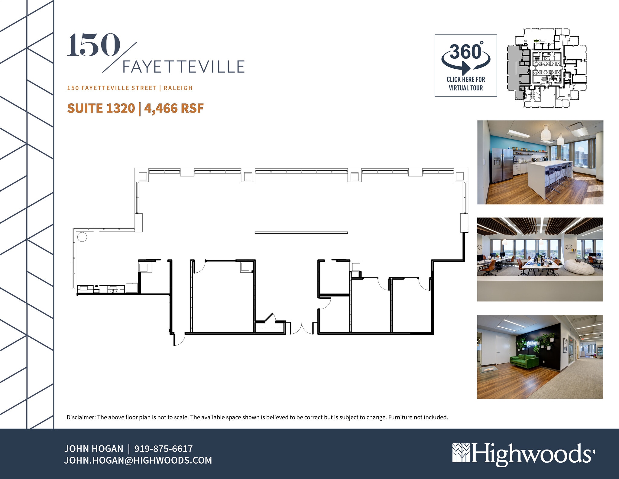 150 Fayetteville St, Raleigh, NC à louer Photo intérieure- Image 1 de 1
