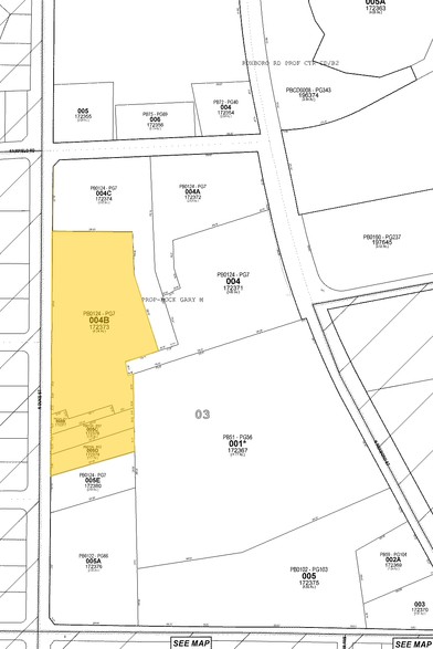 3404 N Duke St, Durham, NC à louer - Plan cadastral - Image 2 de 5