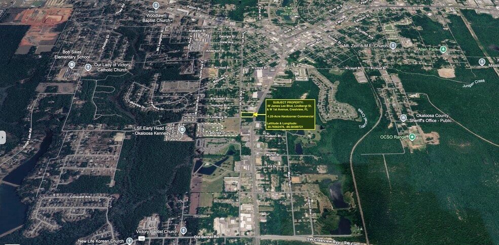 Highway 90, Crestview, FL for sale - Aerial - Image 3 of 4