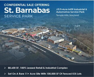 Plus de détails pour 4806 St. Barnabas Rd, Temple Hills, MD - Bureau/Commerce de détail à louer
