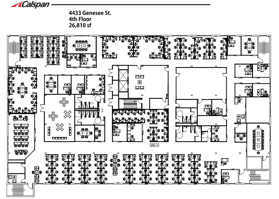 4433 Genesee St, Cheektowaga, NY for lease Floor Plan- Image 1 of 9