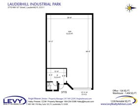3700-3798 NW 16th St, Lauderhill, FL for lease Floor Plan- Image 2 of 2