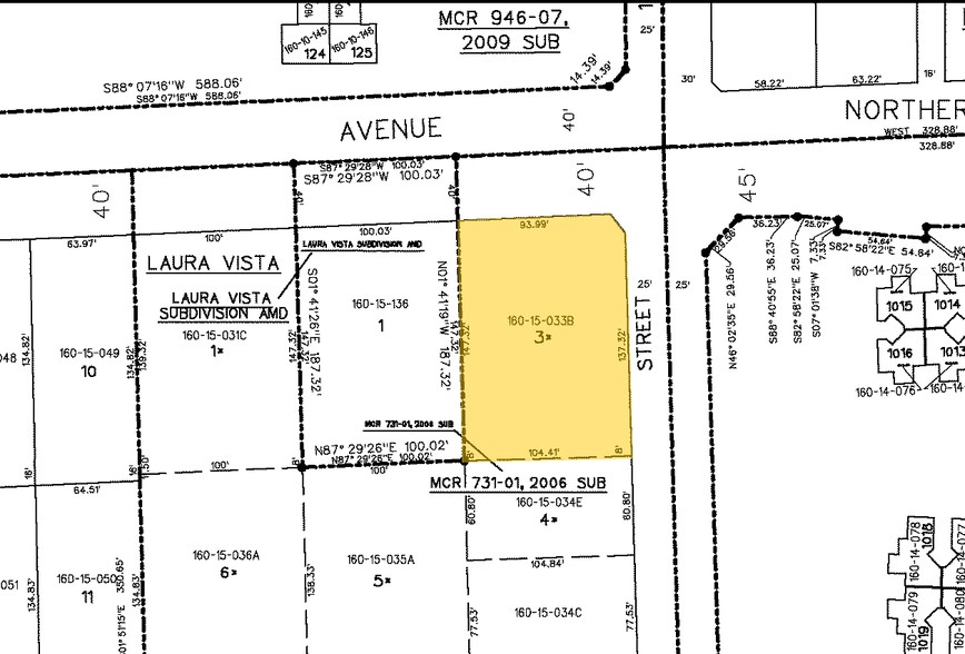 1379 E Northern Ave, Phoenix, AZ à louer - Plan cadastral - Image 3 de 4