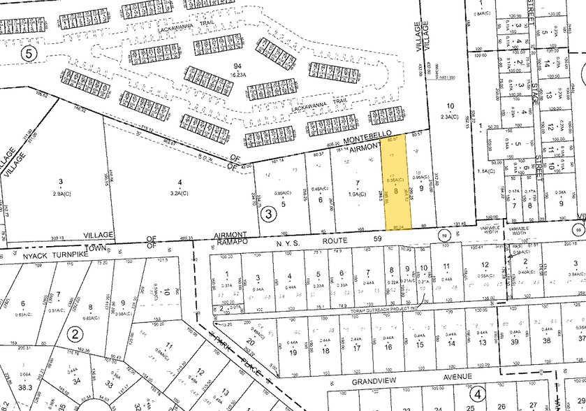 124 Route 59, Airmont, NY for sale - Plat Map - Image 2 of 2