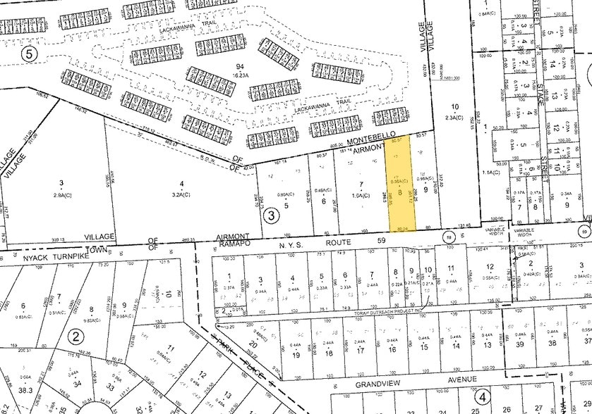 124 Route 59, Airmont, NY for sale - Plat Map - Image 3 of 3