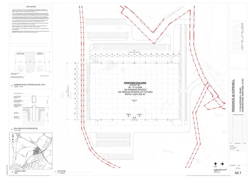 11159 Hopewell Rd, Williamsport, MD à louer - Plan de site - Image 2 de 3