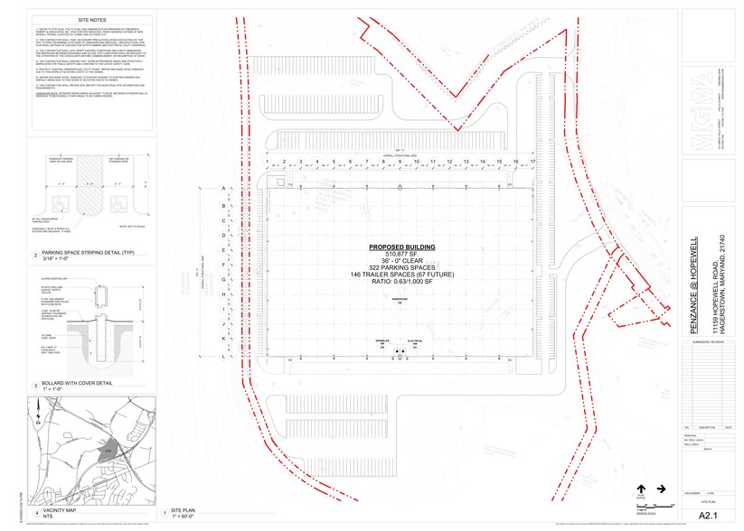 11159 Hopewell Rd, Williamsport, MD for lease - Site Plan - Image 2 of 3