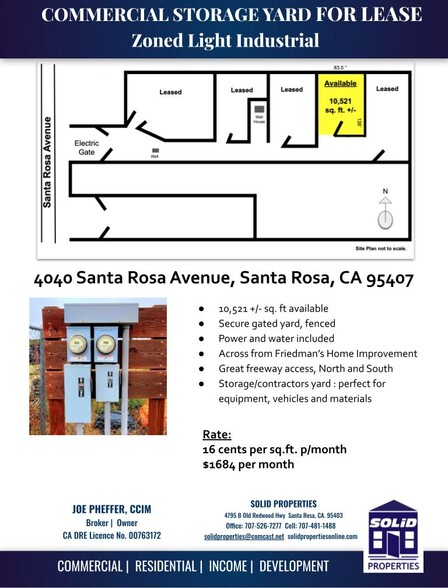 4040 Santa Rosa Ave, Santa Rosa, CA à vendre - Plan de site - Image 1 de 1