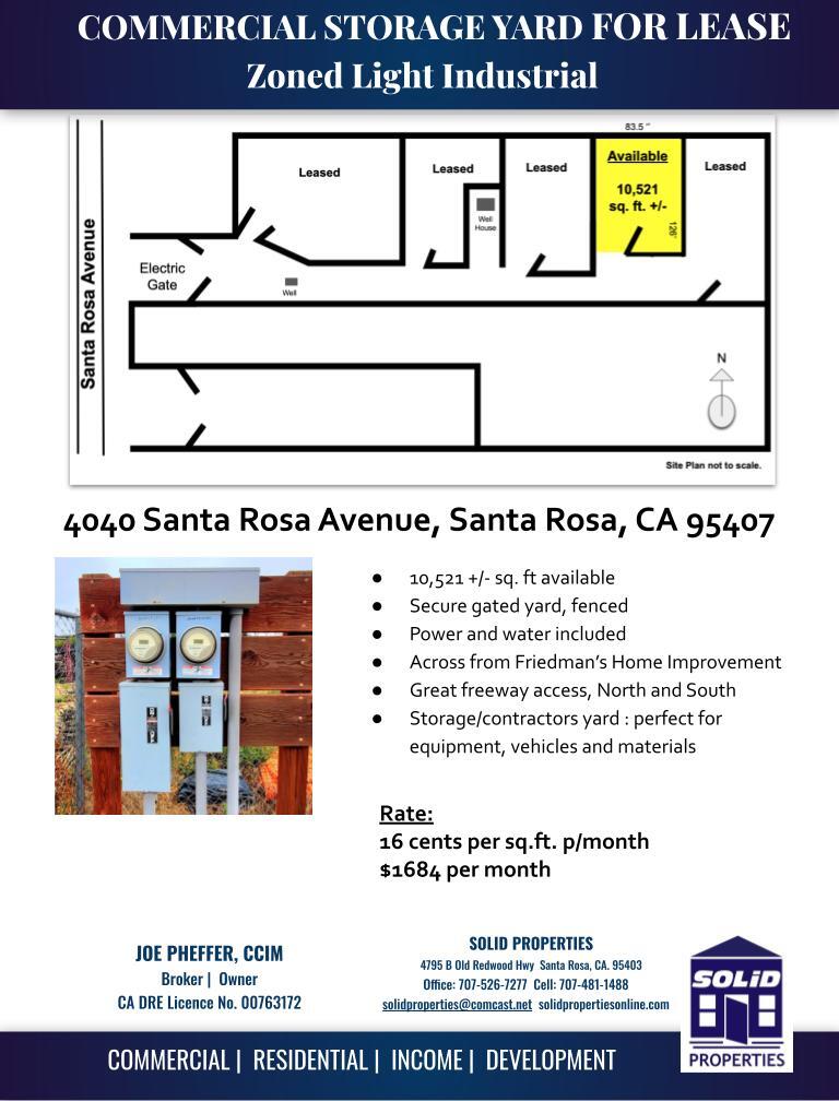 4040 Santa Rosa Ave, Santa Rosa, CA à vendre Plan de site- Image 1 de 1