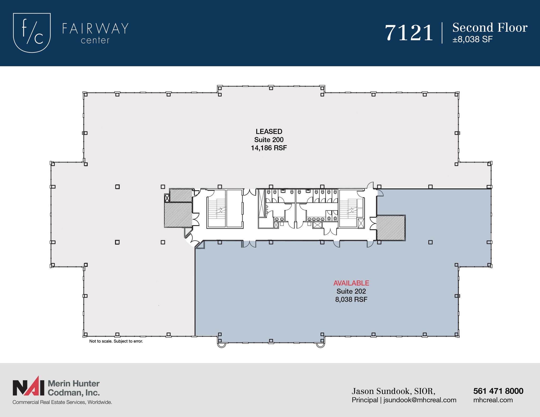 7108-7121 Fairway Dr, Palm Beach Gardens, FL for lease Floor Plan- Image 1 of 1