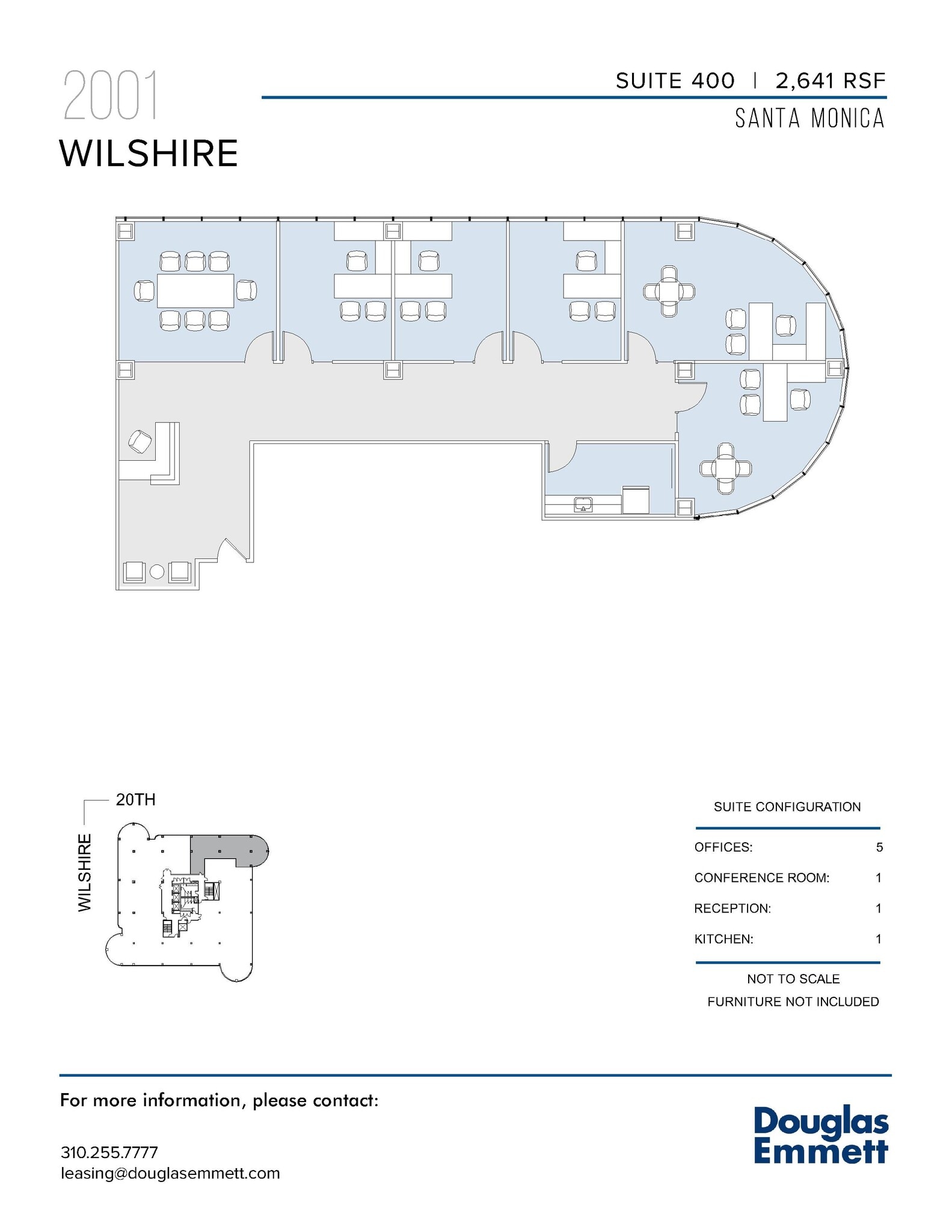 2001 Wilshire Blvd, Santa Monica, CA for lease Floor Plan- Image 1 of 1