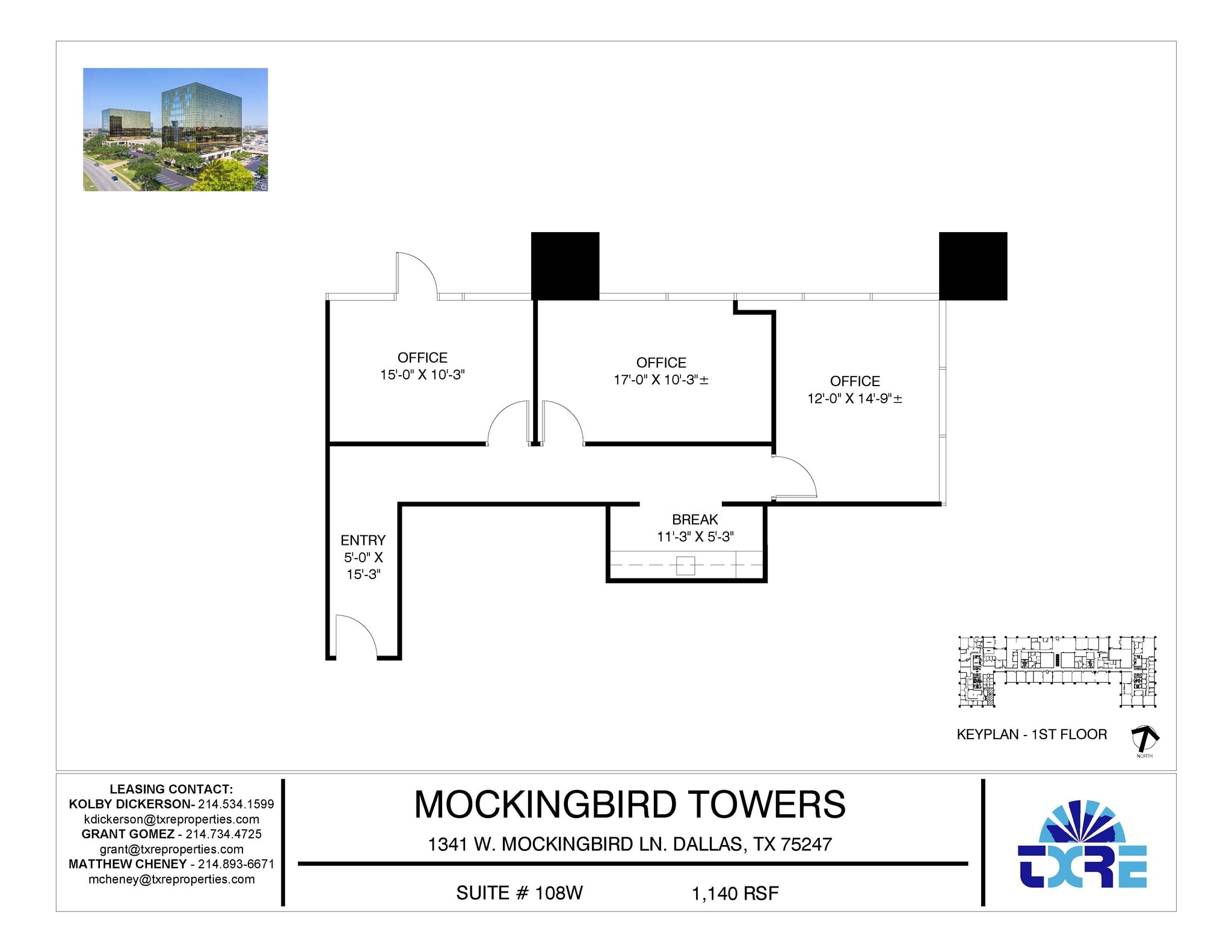 1341 W Mockingbird Ln, Dallas, TX for lease Floor Plan- Image 1 of 1