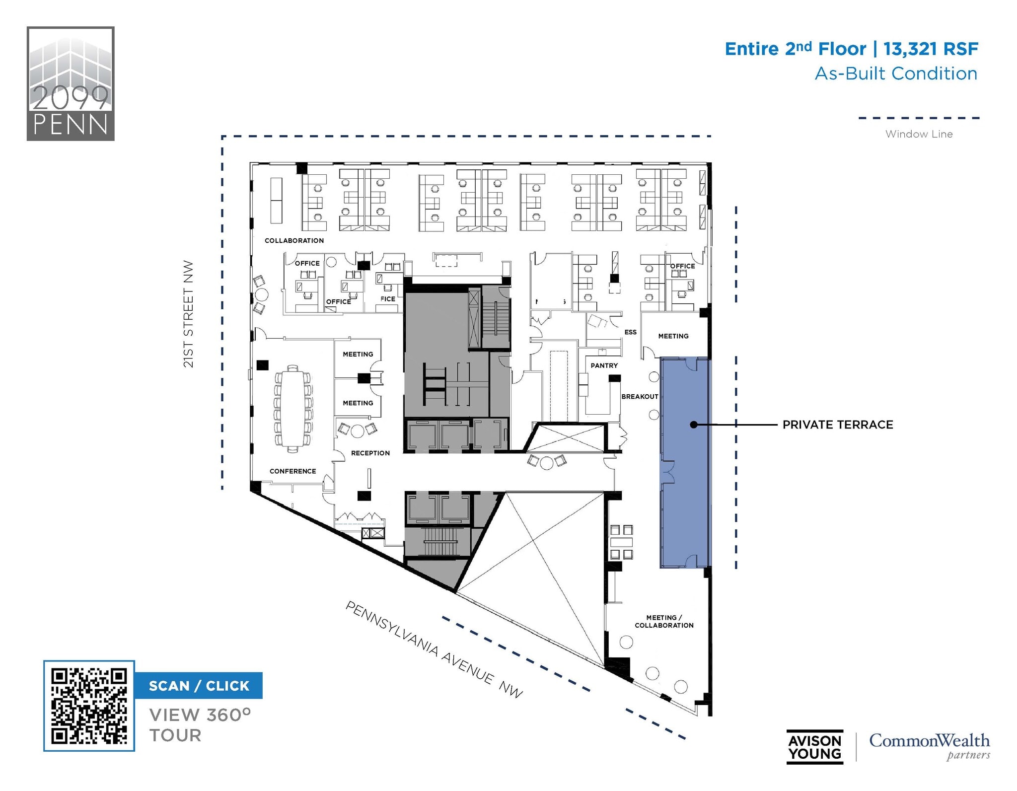 2099 Pennsylvania Ave NW, Washington, DC à louer Plan d’étage- Image 1 de 5