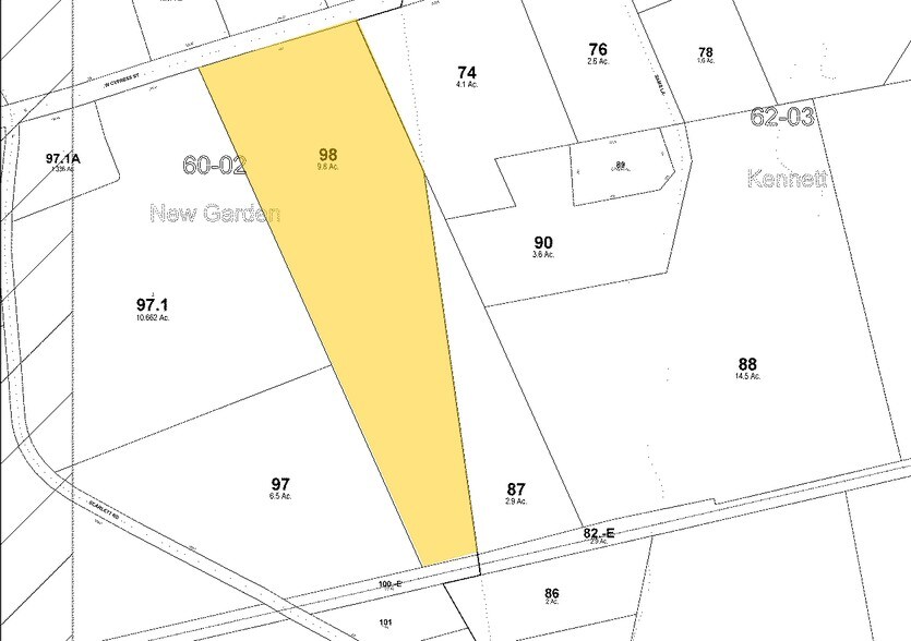 738 W Cypress St, Kennett Square, PA à louer - Plan cadastral - Image 2 de 5