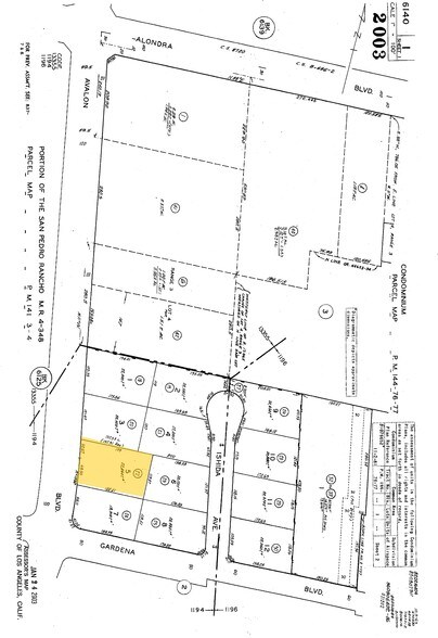 16412 Avalon Blvd, Carson, CA à louer - Plan cadastral - Image 3 de 3