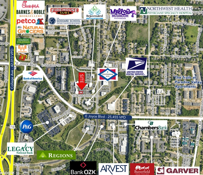 1364 E Augustine Ln, Fayetteville, AR for lease - Building Photo - Image 2 of 8