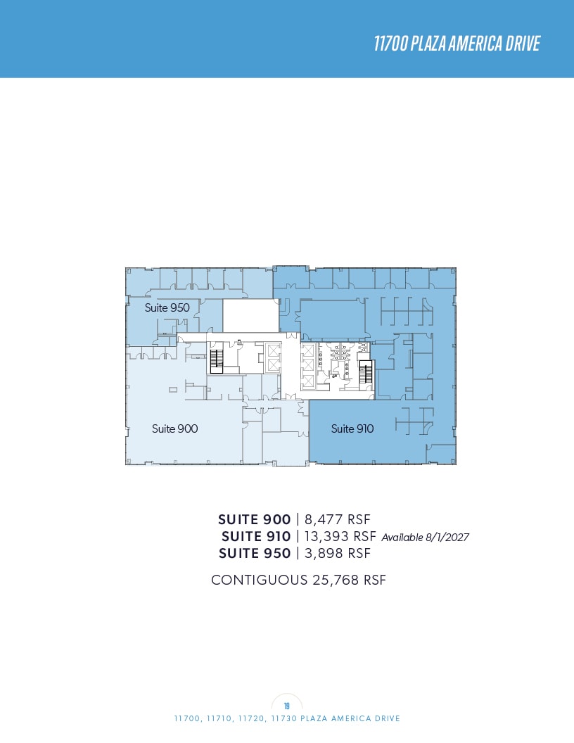 11700 Plaza America Dr, Reston, VA for lease Floor Plan- Image 1 of 1