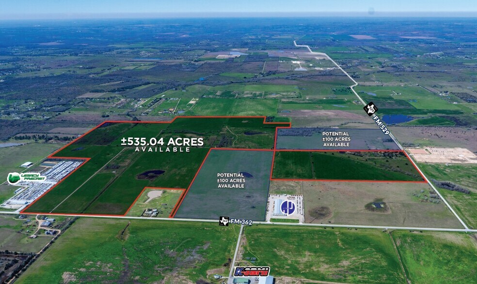 Farm to Market 362, Brookshire, TX à vendre - Aérien - Image 1 de 4