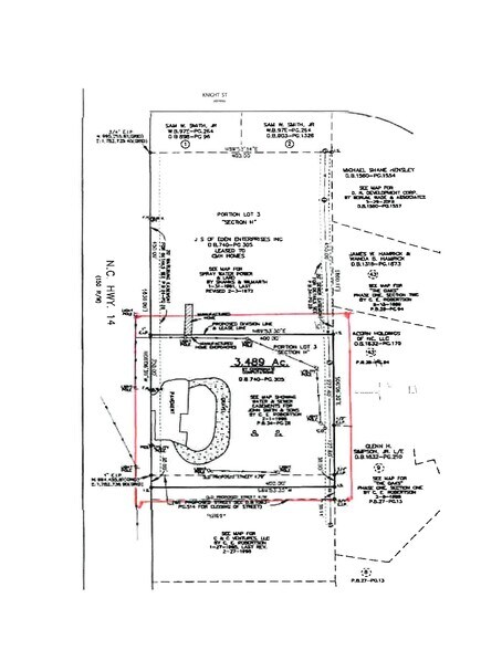 916 S Van Buren Rd, Eden, NC à vendre - Plan de site - Image 2 de 2