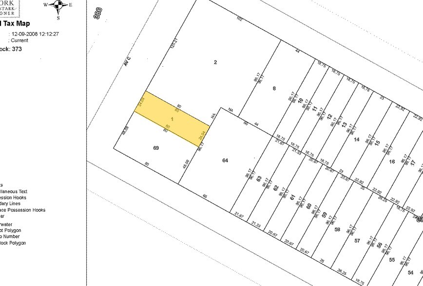 40 Avenue C, New York, NY à louer - Plan cadastral - Image 3 de 3