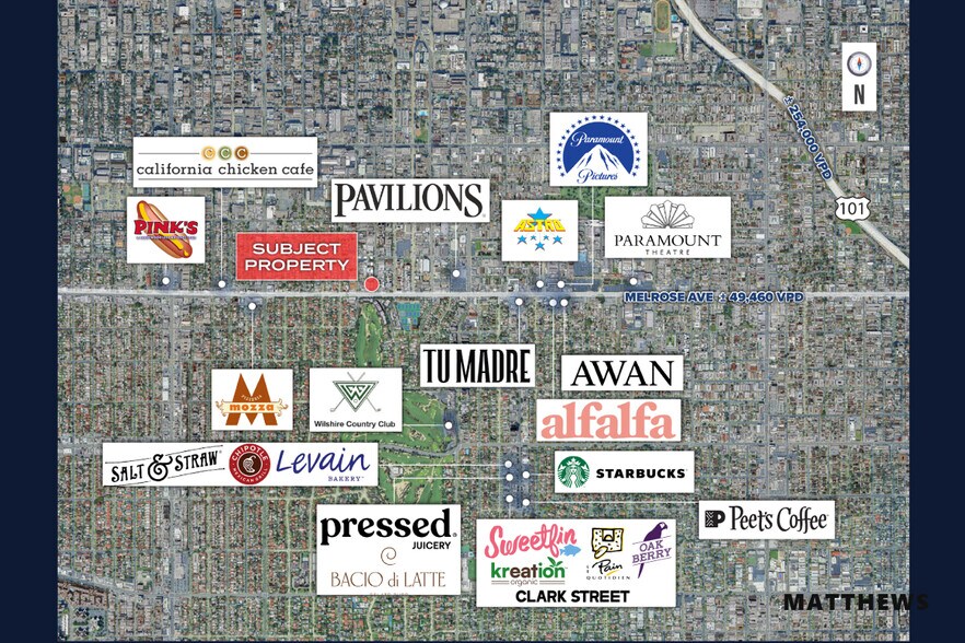 6051-6059 Melrose Ave, Los Angeles, CA à louer - Photo du bâtiment - Image 3 de 3