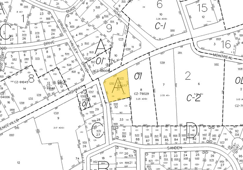 2771 Lawrenceville Hwy, Decatur, GA à vendre - Plan cadastral - Image 3 de 3
