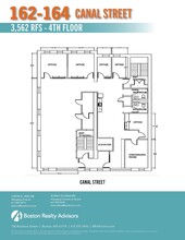 162-164 Canal St, Boston, MA à louer Plan d  tage- Image 1 de 6