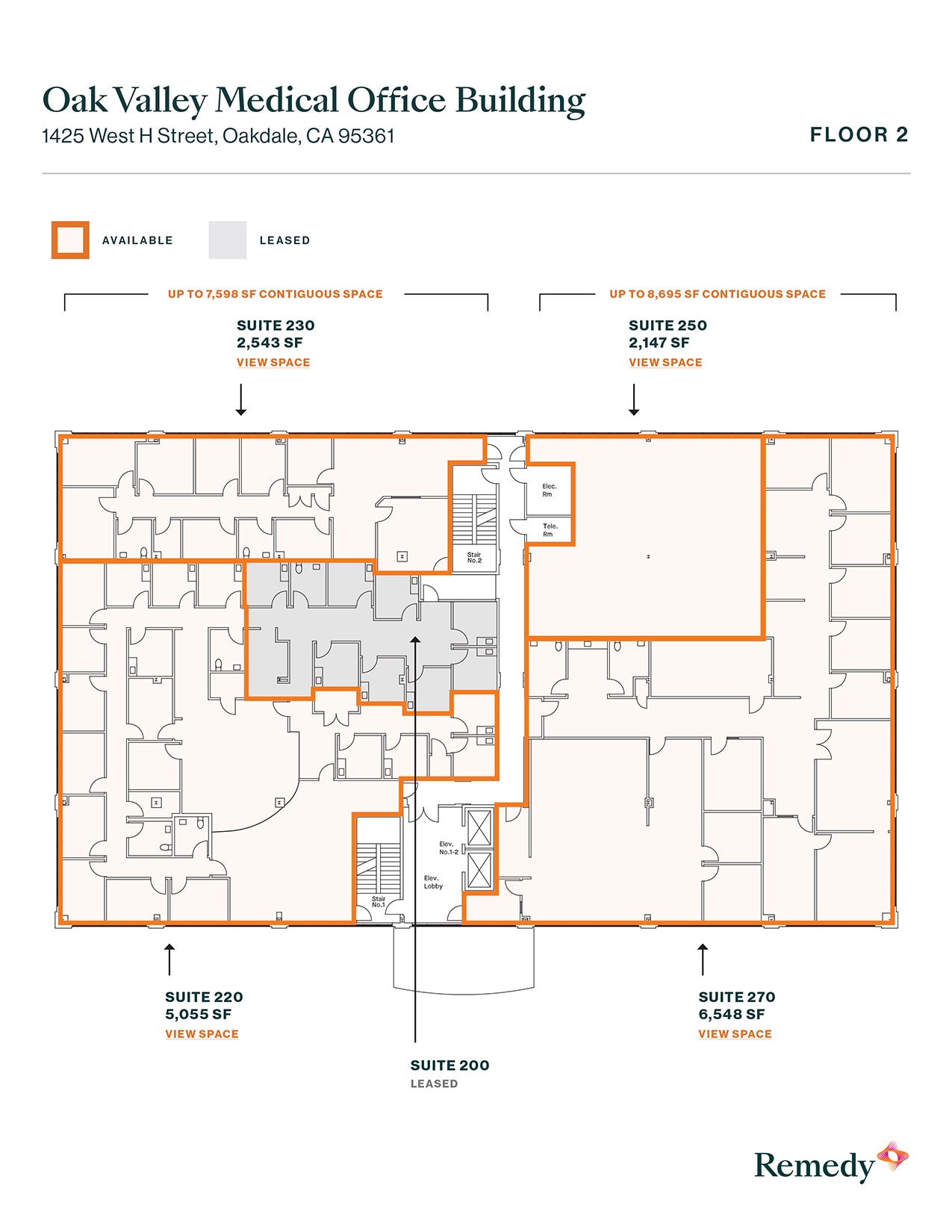 1425 W H St, Oakdale, CA à louer Plan d’étage- Image 1 de 1