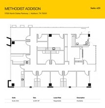 17051 N Dallas Pky, Addison, TX for lease Floor Plan- Image 1 of 1