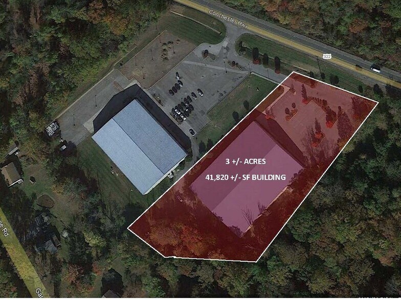 1485 Conchester Hwy, Boothwyn, PA à vendre - Photo du bâtiment - Image 2 de 6