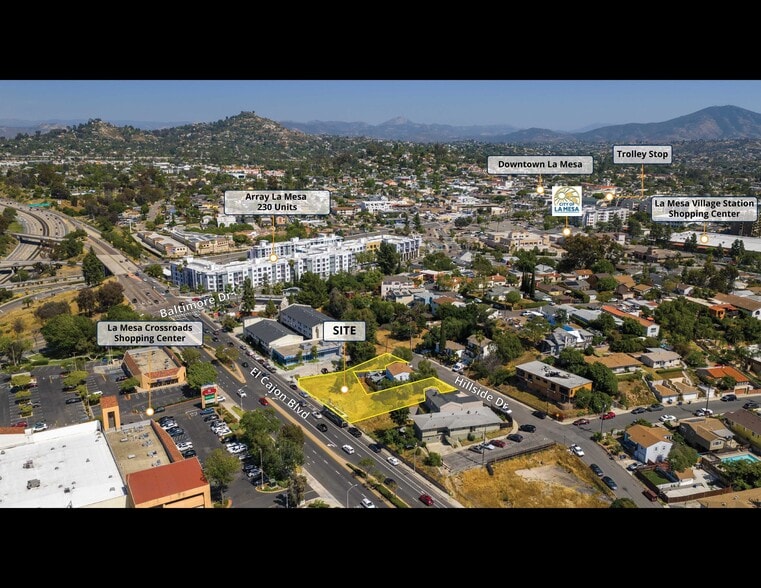 7917 El Cajon Blvd, La Mesa, CA à vendre - Aérien - Image 2 de 6