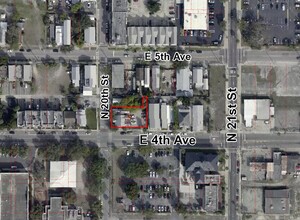 2002 E 4th Ave, Tampa, FL - aerial  map view