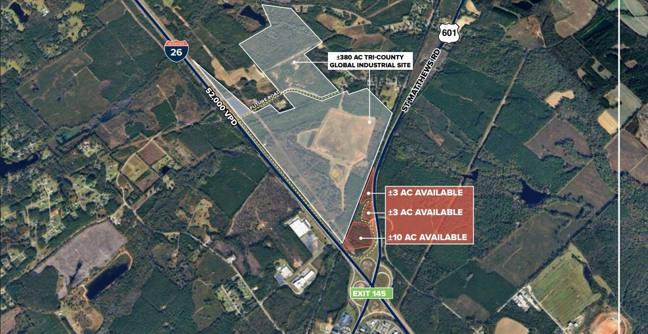 I-26 & Highway 601, Orangeburg, SC for sale Building Photo- Image 1 of 5
